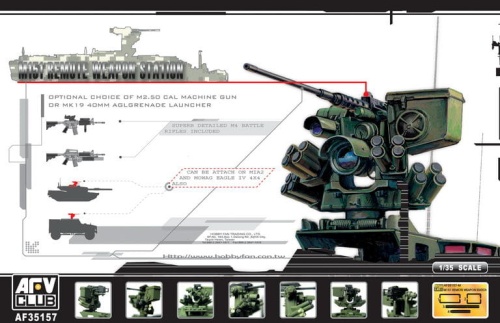 M151 Remote Weapon Station 1:35 AFV Club 35157