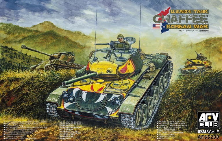 Zdjęcie główne produktu M24 Chaffee (Korean War Camouflage) 1:35 AFV Club 35209