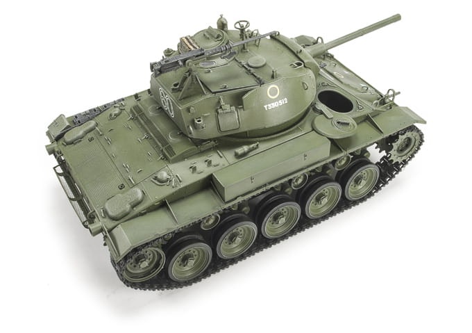 Zdjęcie dodatkowe produktu M24 Chaffee Light Tank WW2 British Army Version 1:35 AFV Club 35210