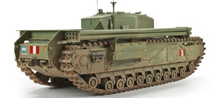 Zdjęcie dodatkowe produktu Churchill AVRE with Snake Launcher 1:35 AFV Club 35259