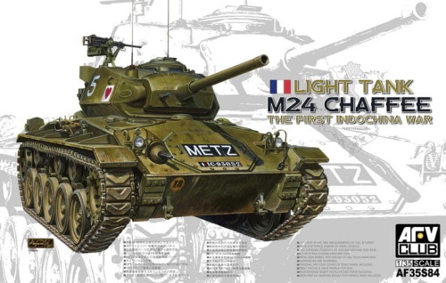 M24 Chaffee Light tank French 1:35 AFV Club 35S84