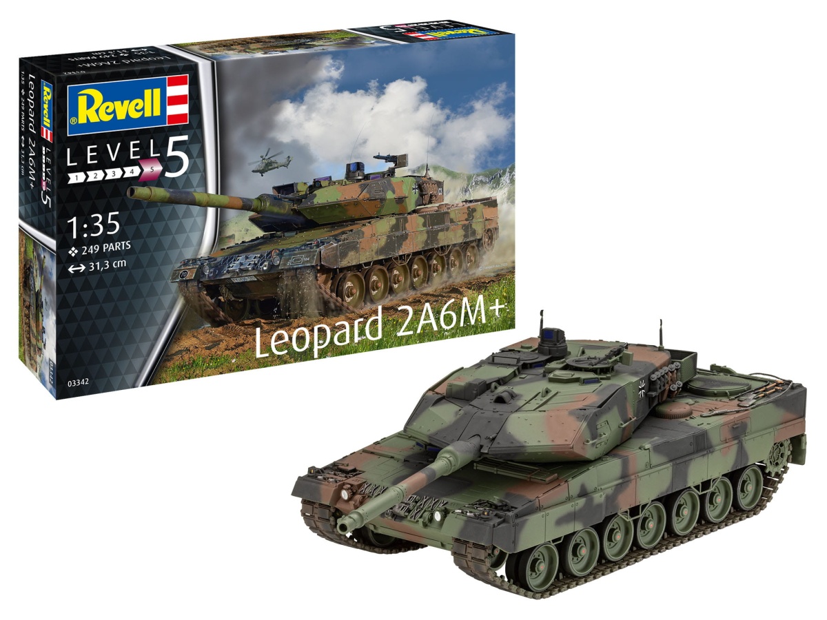 Zdjęcie główne produktu Leopard 2 A6M+ 1:35 Revell 03342