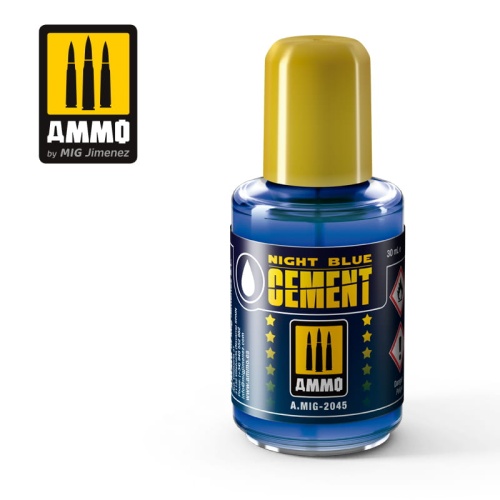 Klej do plastiku Night Blue Extra Thin Ammo by Mig Jimenez 2045