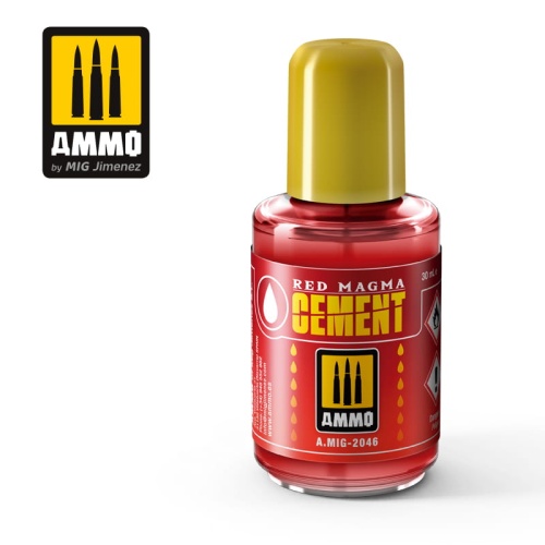 Klej do plastiku Red Magma Extra Thin 30ml Ammo by Mig Jimenez 2046
