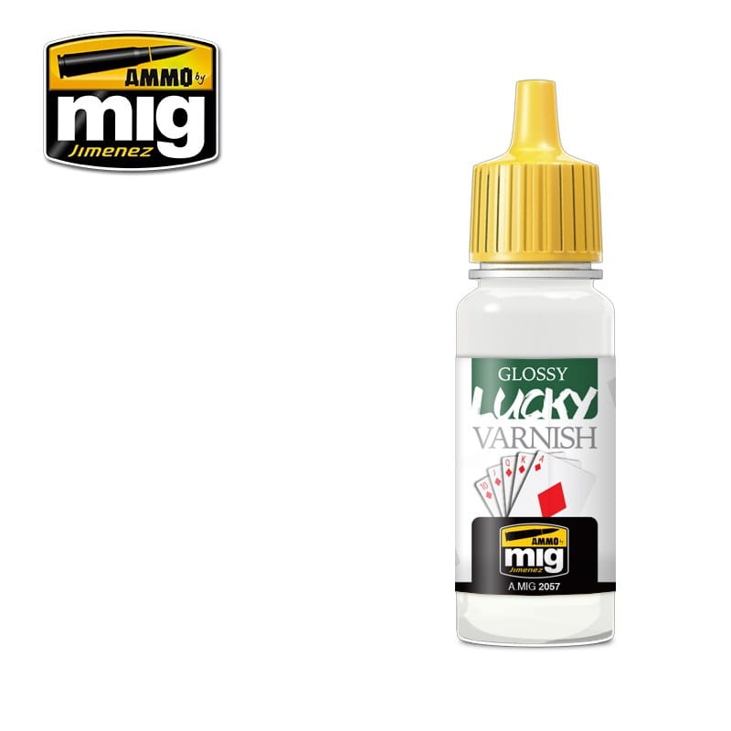 Zdjęcie główne produktu Lucky Varnish - Glossy (17ml) Ammo by Mig Jimenez 2057