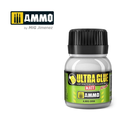 Ultra Glue for Photo-Etch and Clear Parts Matt Acrylic Ammo by Mig Jimenez 2058