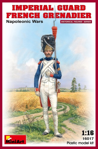 Imperial Guard French Grenadier. Napoleonic Wars 1:16 MiniArt 16017