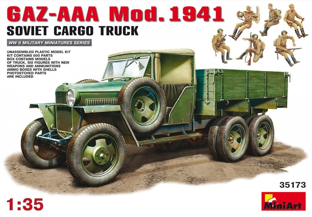 Zdjęcie główne produktu Gaz-aaa Mod. 1941. Soviet Cargo Truck 1:35 MiniArt 35173
