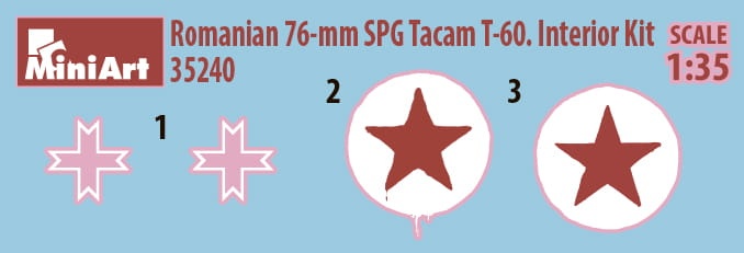 Zdjęcie dodatkowe produktu Romanian 76-mm Spg Tacam T-60 with Interior Kit 1:35 MiniArt 35240
