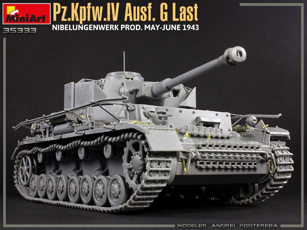 Zdjęcie dodatkowe produktu Pz.kpfw.IV Ausf. G Last/ausf. H Early. Nibelungenwerk Prod. May-june 1943. 2 In 1 Interior Kit 1:35 MiniArt 35333