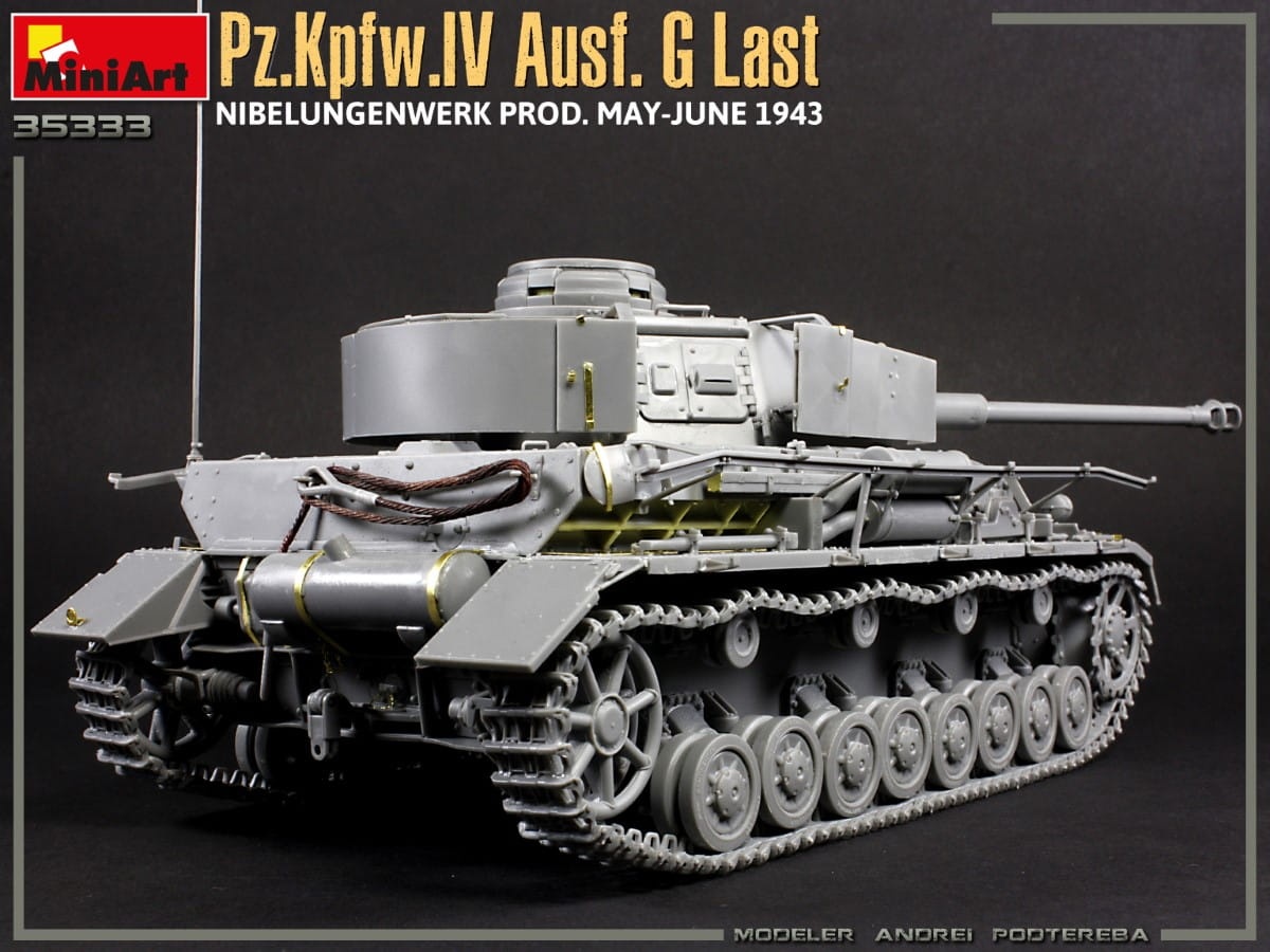 Zdjęcie dodatkowe produktu Pz.kpfw.IV Ausf. G Last/ausf. H Early. Nibelungenwerk Prod. May-june 1943. 2 In 1 Interior Kit 1:35 MiniArt 35333