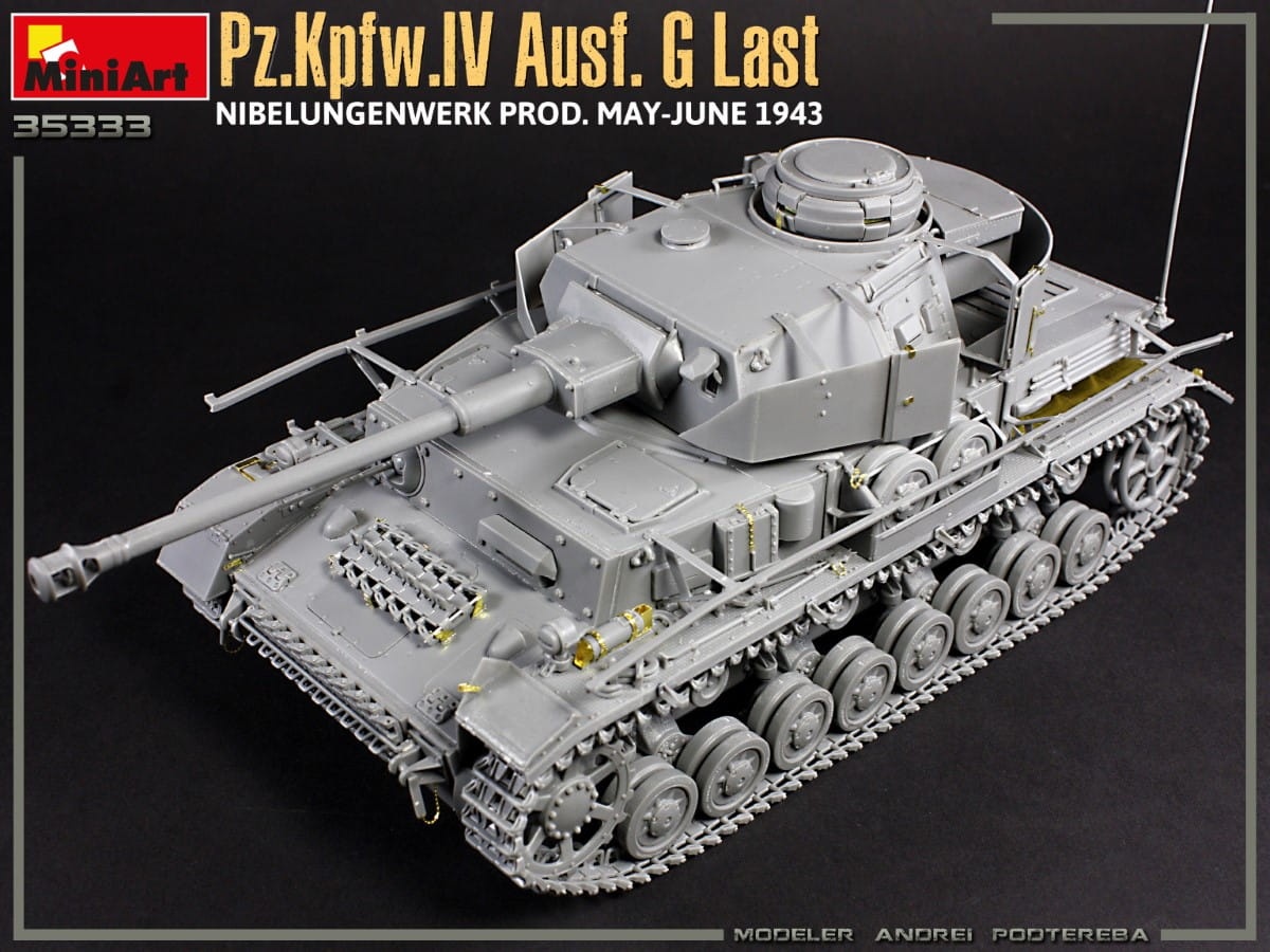 Zdjęcie dodatkowe produktu Pz.kpfw.IV Ausf. G Last/ausf. H Early. Nibelungenwerk Prod. May-june 1943. 2 In 1 Interior Kit 1:35 MiniArt 35333
