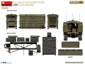 Zdjęcie dodatkowe produktu US Army K-51 Radio Truck With K-52 Trailer. Interior Kit 1:35 MiniArt 35418