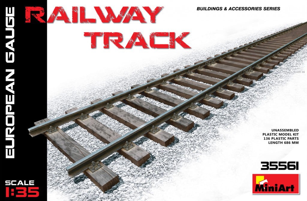 Zdjęcie główne produktu Railway Track. European Gauge 1:35 MiniArt 35561