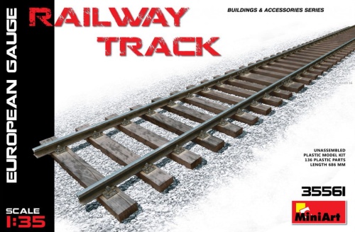 Railway Track. European Gauge 1:35 MiniArt 35561