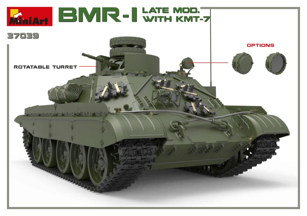 Zdjęcie dodatkowe produktu BMR-1 Late Mod. With KMT-7 1:35 MiniArt 37039