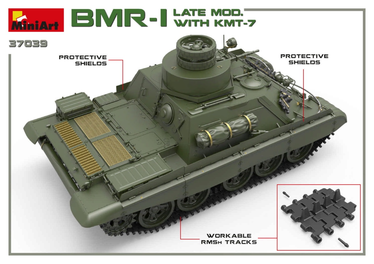 Zdjęcie dodatkowe produktu BMR-1 Late Mod. With KMT-7 1:35 MiniArt 37039