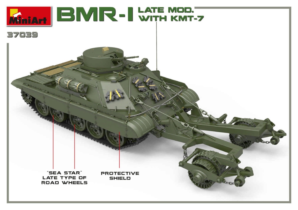 Zdjęcie dodatkowe produktu BMR-1 Late Mod. With KMT-7 1:35 MiniArt 37039