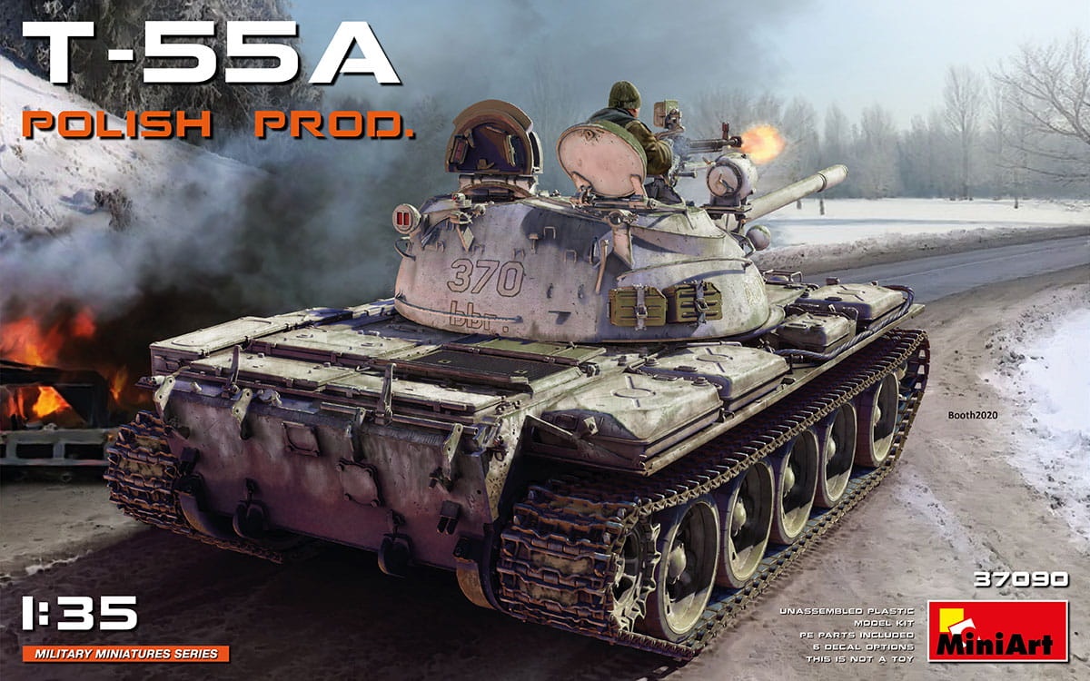 Zdjęcie główne produktu T-55A Polish Production 1:35 MiniArt 37090