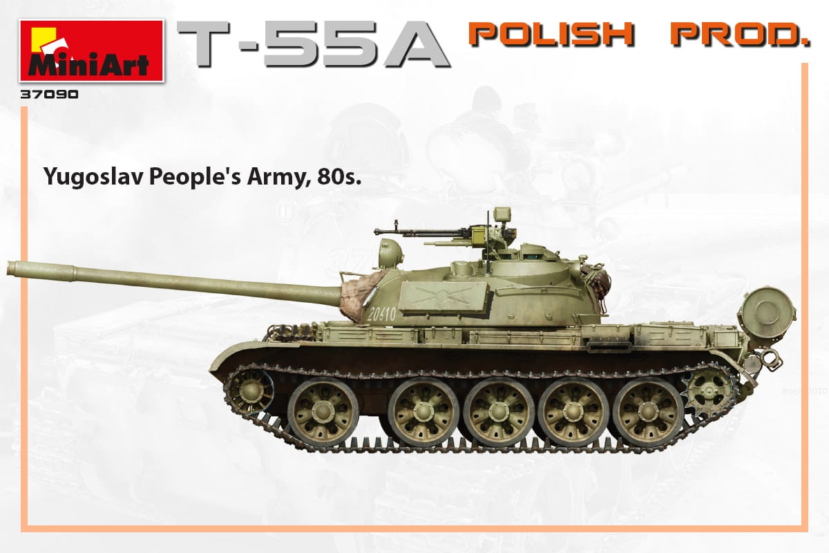 Zdjęcie dodatkowe produktu T-55A Polish Production 1:35 MiniArt 37090