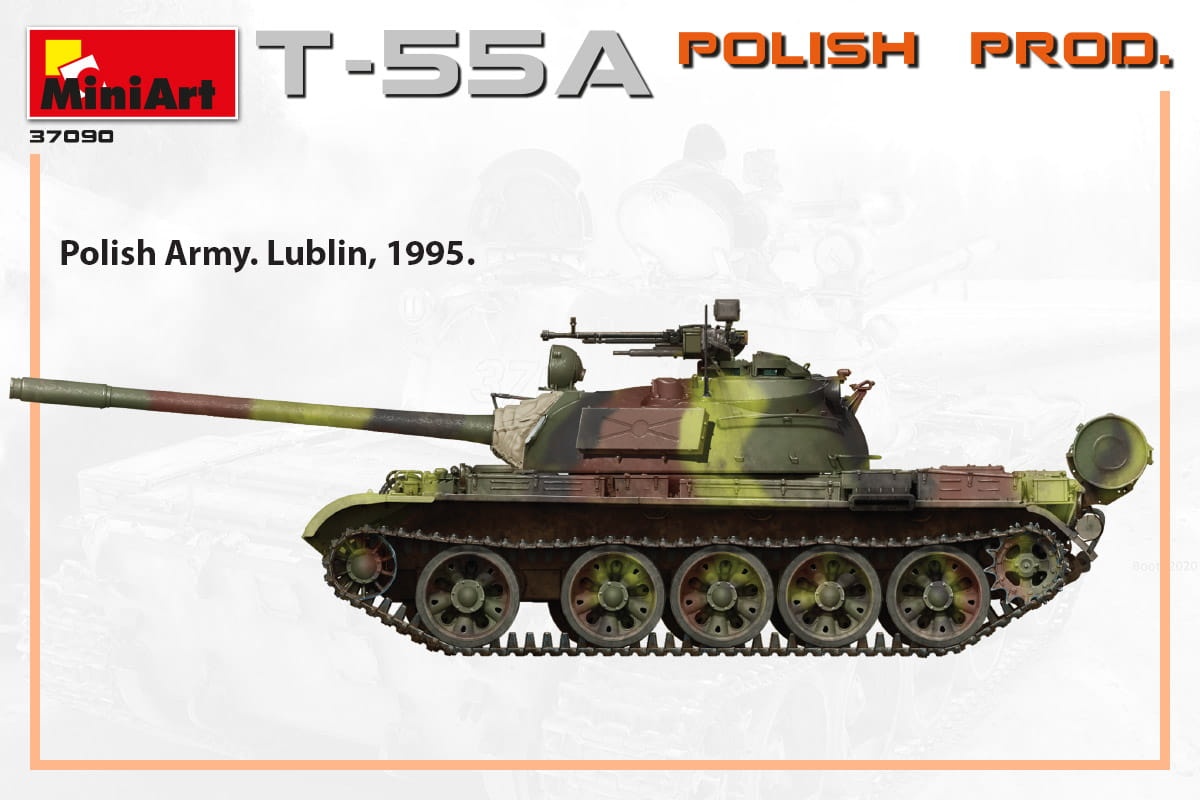 Zdjęcie dodatkowe produktu T-55A Polish Production 1:35 MiniArt 37090