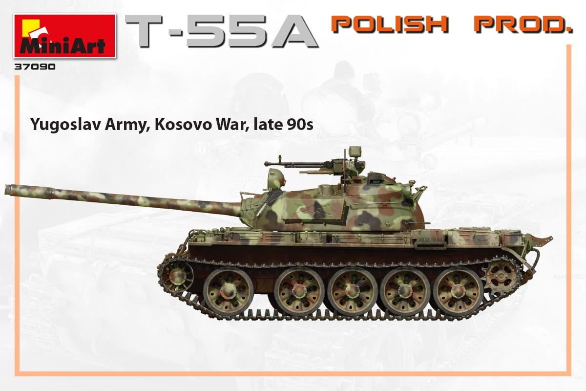 Zdjęcie dodatkowe produktu T-55A Polish Production 1:35 MiniArt 37090