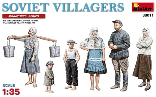 Soviet Villagers 1:35 MiniArt 38011