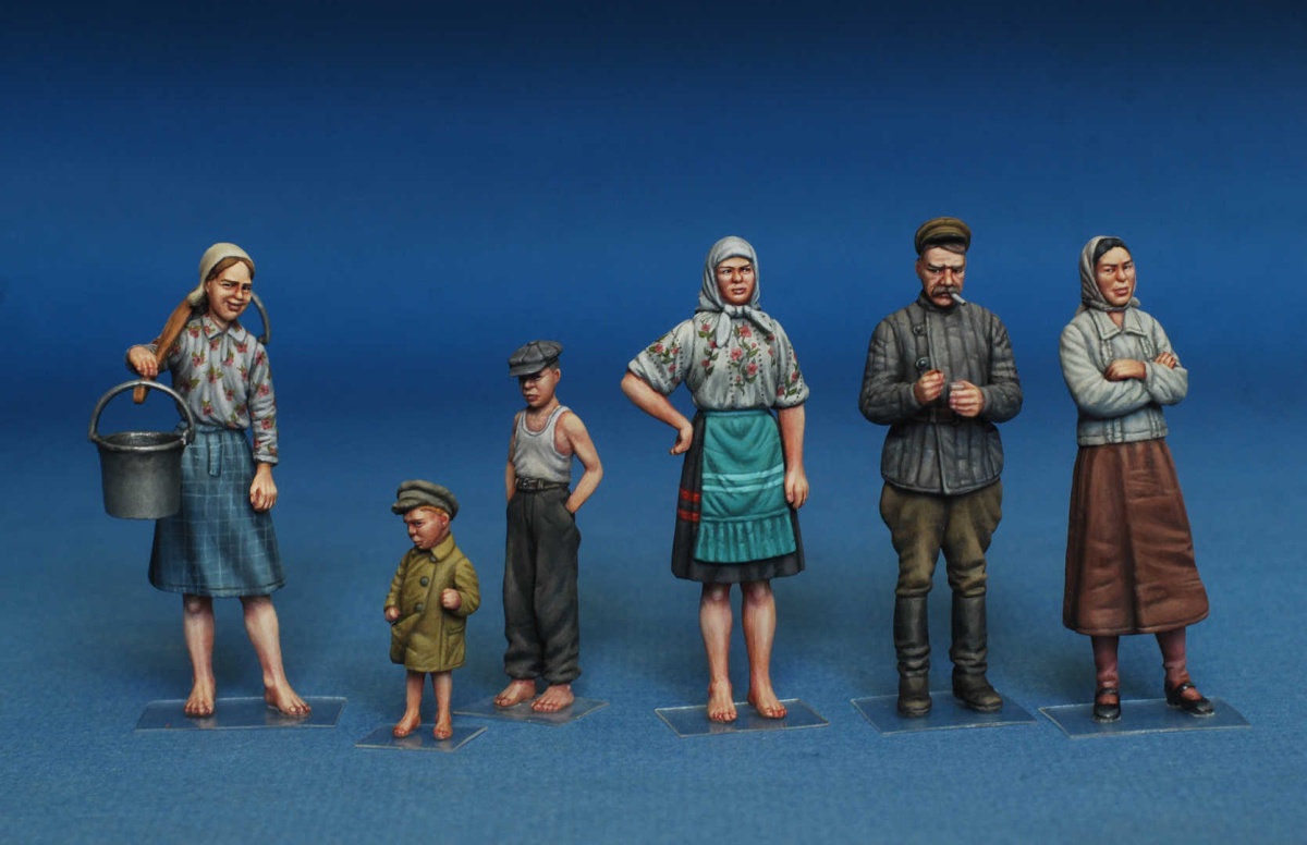 Zdjęcie dodatkowe produktu Soviet Villagers 1:35 MiniArt 38011