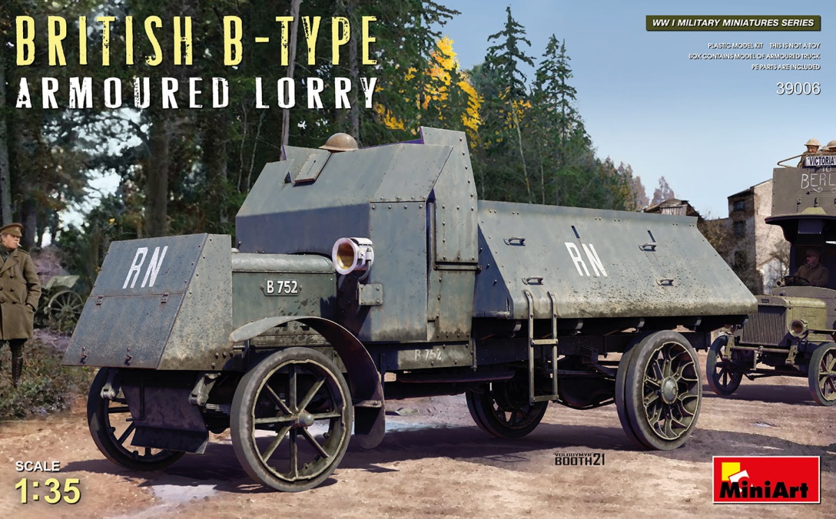 Zdjęcie główne produktu British B-type Armoured Lorry 1:35 MiniArt 39006