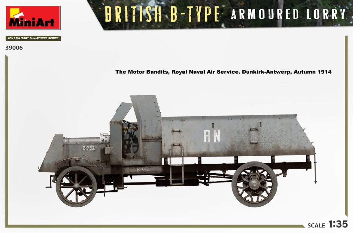 Zdjęcie dodatkowe produktu British B-type Armoured Lorry 1:35 MiniArt 39006
