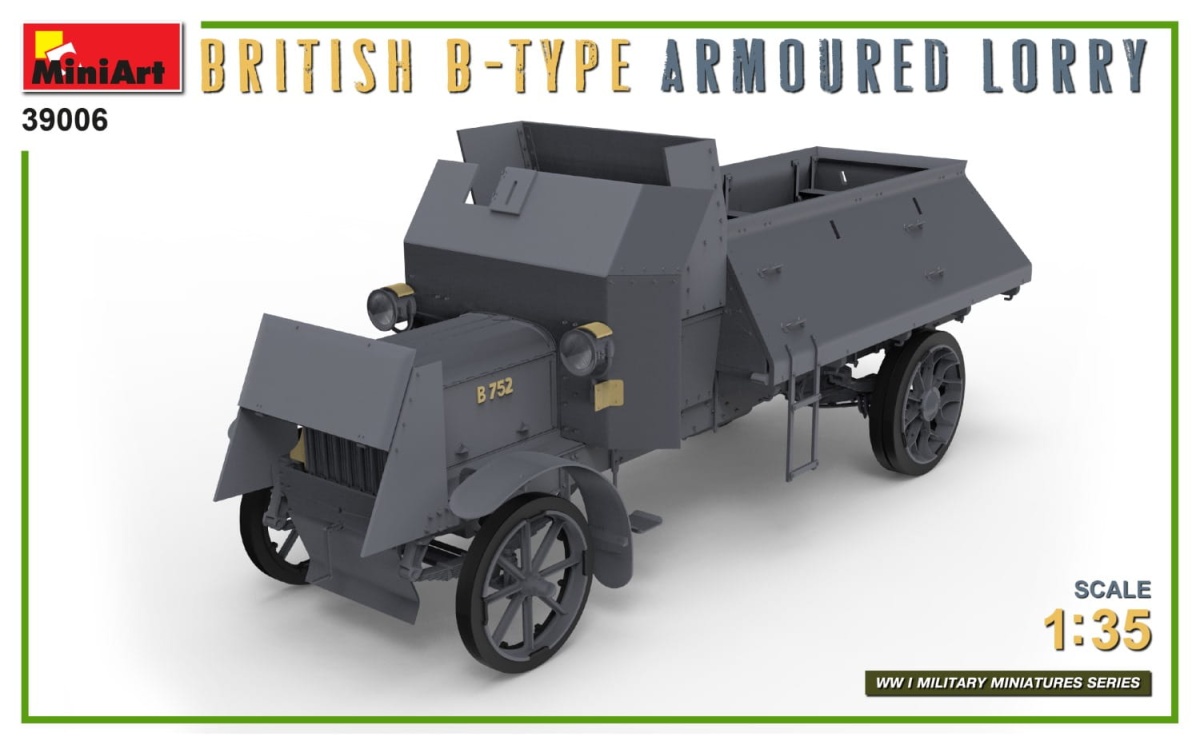 Zdjęcie dodatkowe produktu British B-type Armoured Lorry 1:35 MiniArt 39006