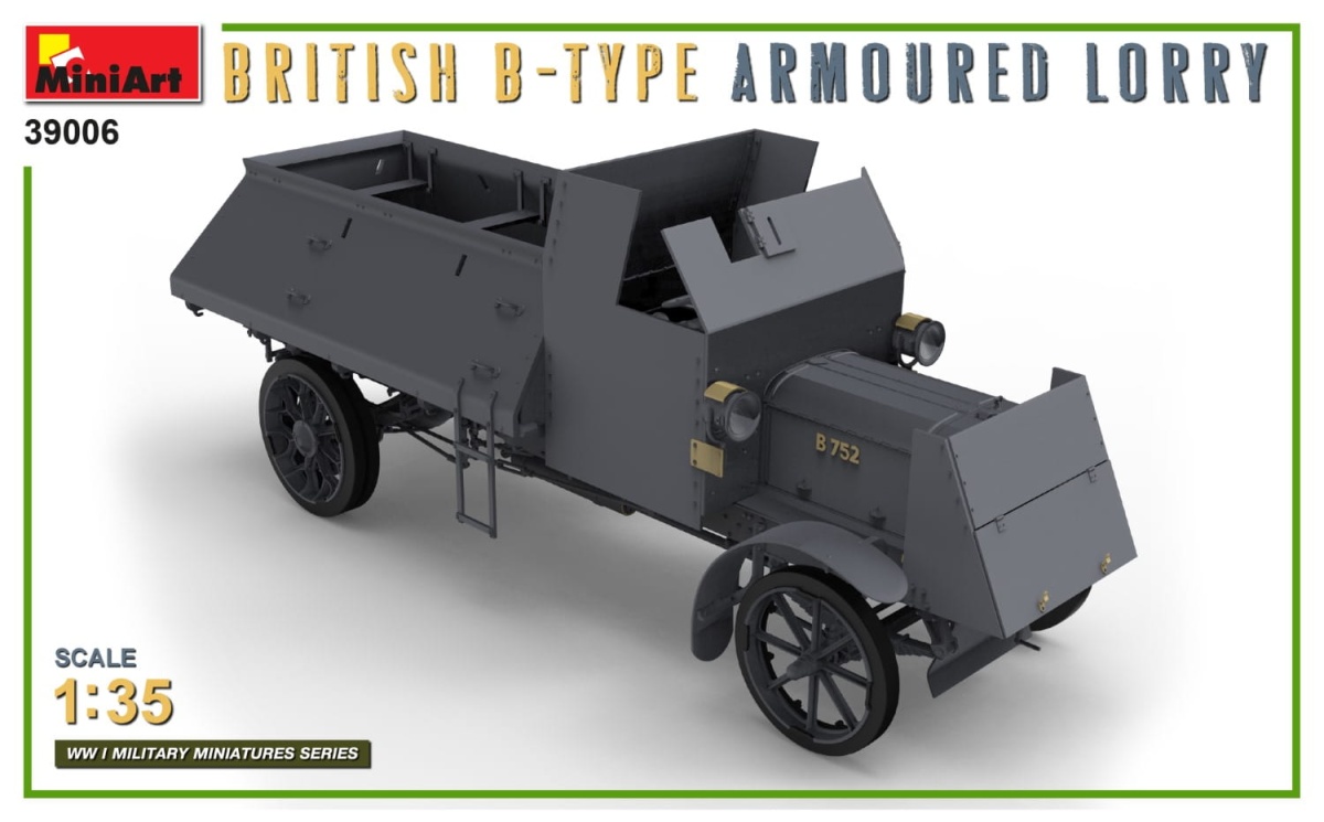 Zdjęcie dodatkowe produktu British B-type Armoured Lorry 1:35 MiniArt 39006