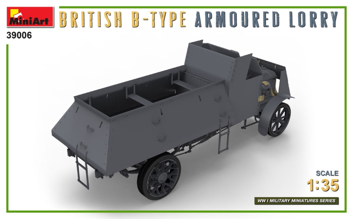 Zdjęcie dodatkowe produktu British B-type Armoured Lorry 1:35 MiniArt 39006