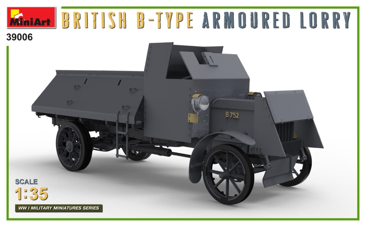 Zdjęcie dodatkowe produktu British B-type Armoured Lorry 1:35 MiniArt 39006