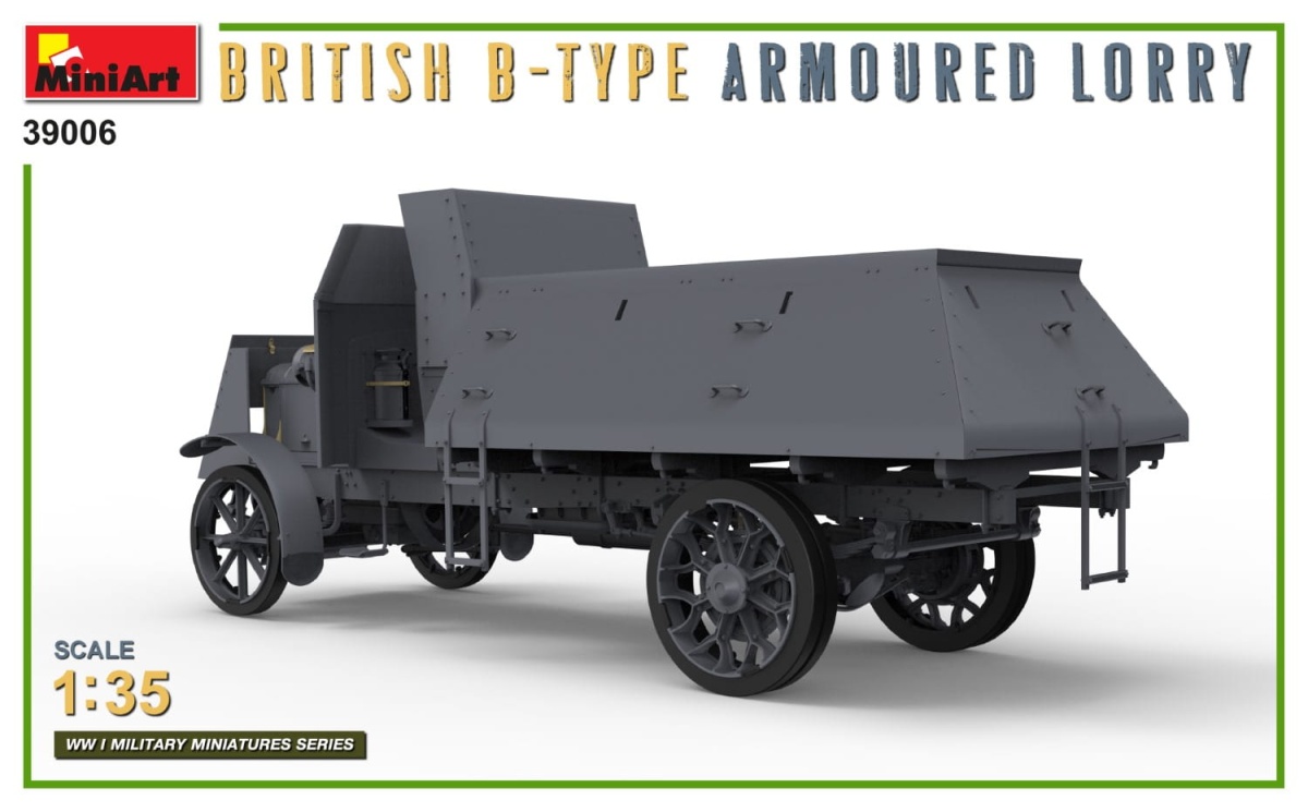 Zdjęcie dodatkowe produktu British B-type Armoured Lorry 1:35 MiniArt 39006