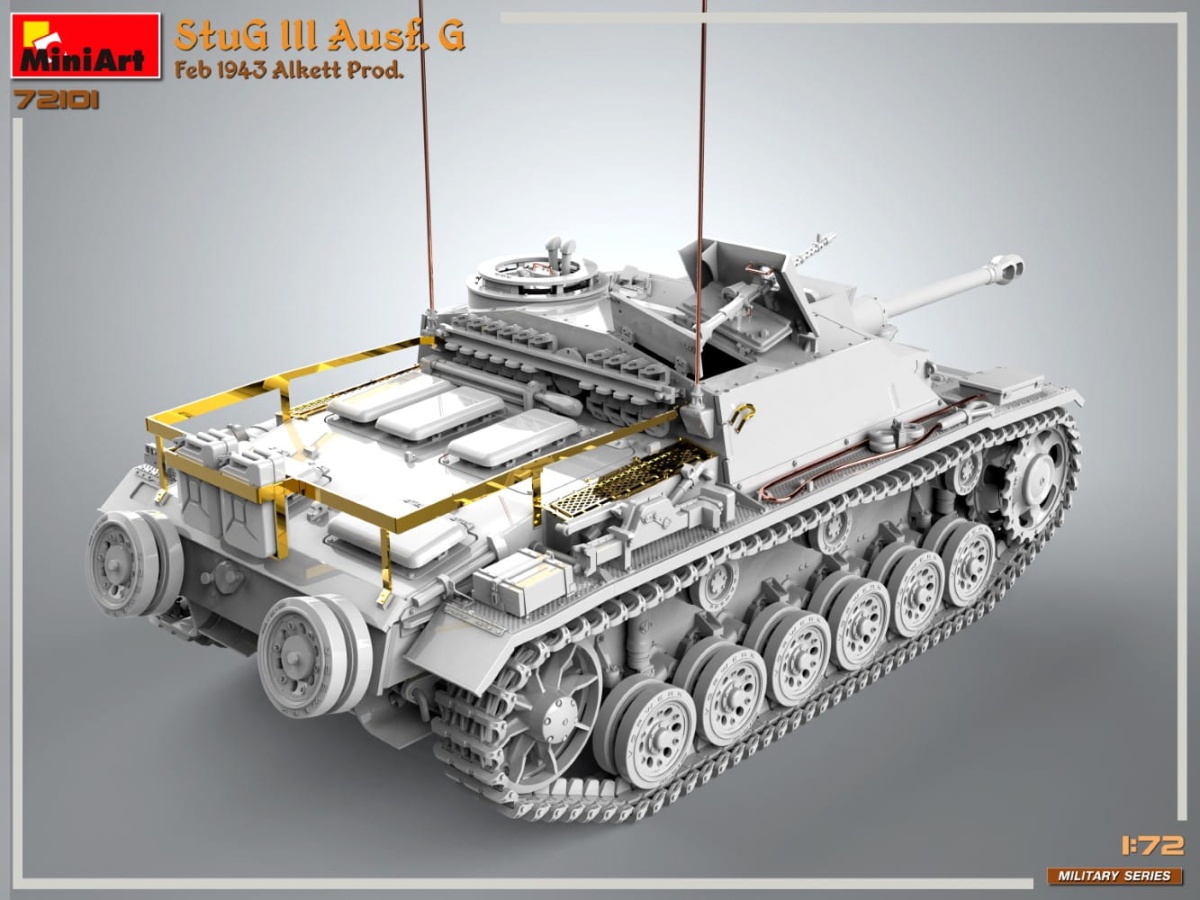 Zdjęcie dodatkowe produktu Stug III Ausf. G Feb 1943 Prod 1:72 MiniArt 72101