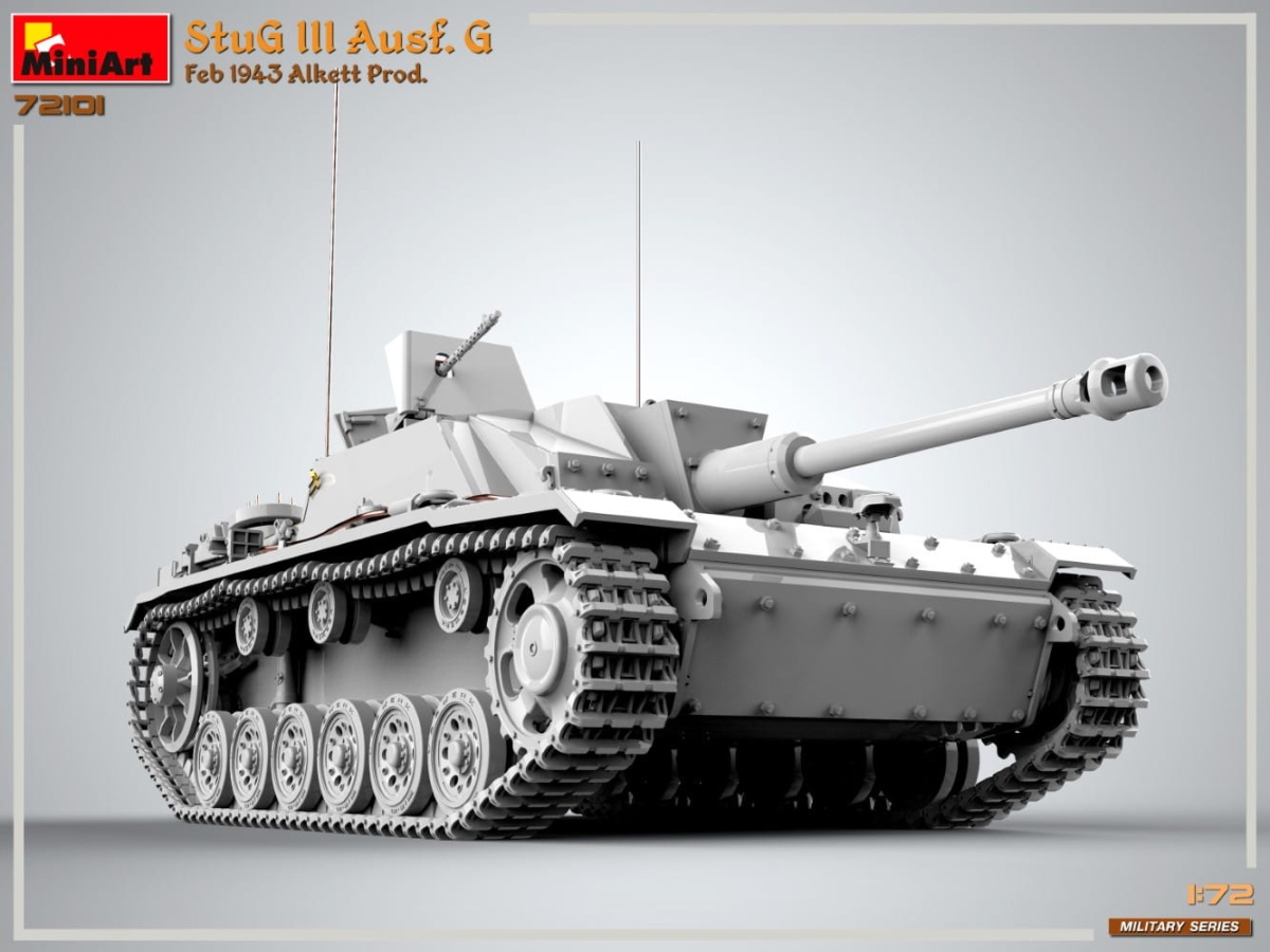 Zdjęcie dodatkowe produktu Stug III Ausf. G Feb 1943 Prod 1:72 MiniArt 72101