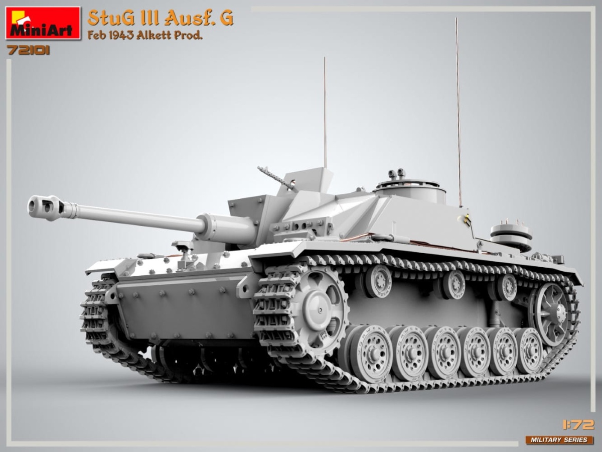 Zdjęcie dodatkowe produktu Stug III Ausf. G Feb 1943 Prod 1:72 MiniArt 72101
