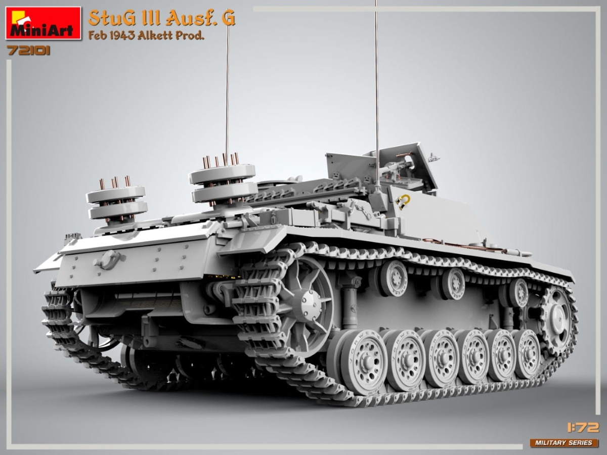 Zdjęcie dodatkowe produktu Stug III Ausf. G Feb 1943 Prod 1:72 MiniArt 72101