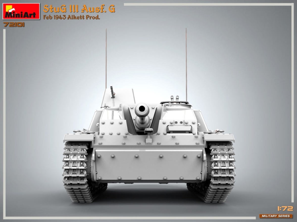 Zdjęcie dodatkowe produktu Stug III Ausf. G Feb 1943 Prod 1:72 MiniArt 72101