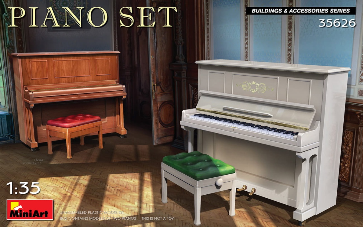 Zdjęcie główne produktu Piano Set 1:35 MiniArt 35626