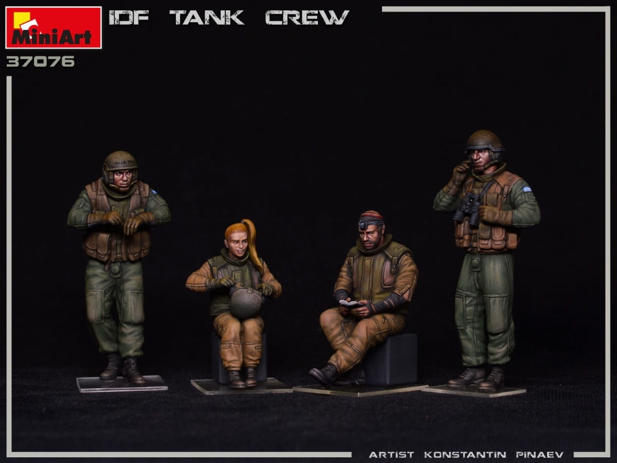 Zdjęcie dodatkowe produktu IDF Tank Crew 1:35 MiniArt 37076