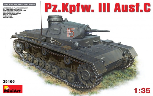Pz.Kpfw. III Ausf.C 1:35 MiniArt 35166