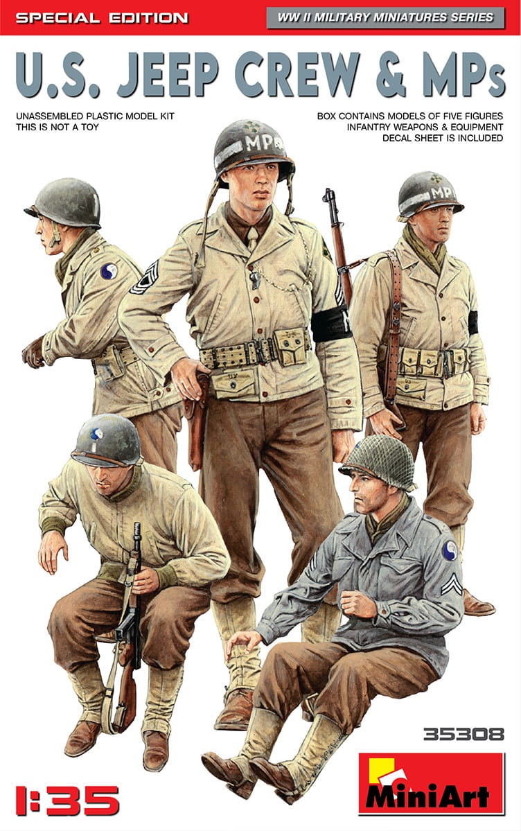 Zdjęcie główne produktu US Jeep Crew and MPs 1:35 MiniArt 35308