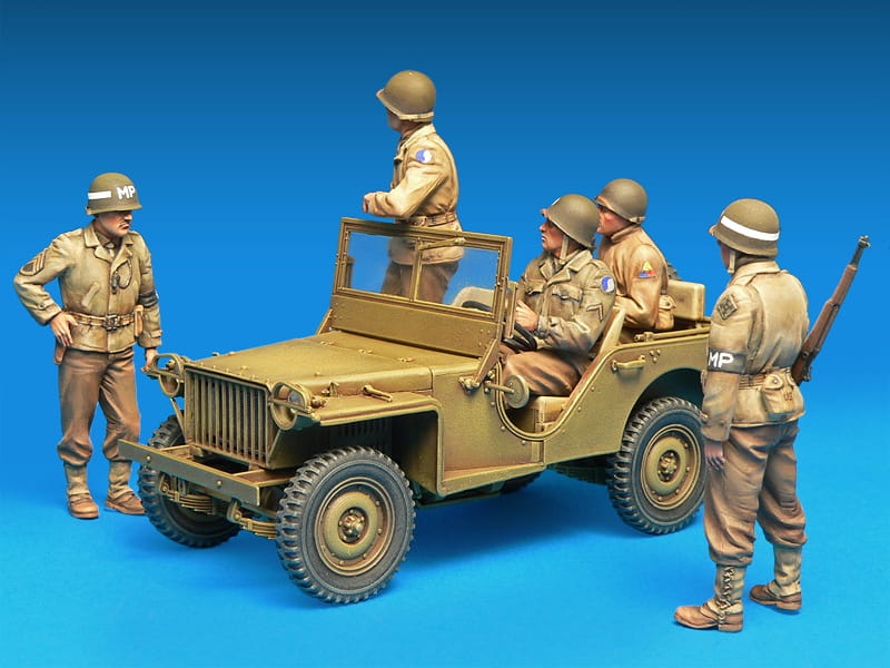 Zdjęcie dodatkowe produktu US Jeep Crew and MPs 1:35 MiniArt 35308