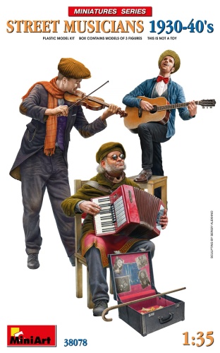 Street Musicians 1930-40s 1:35 MiniArt 38078