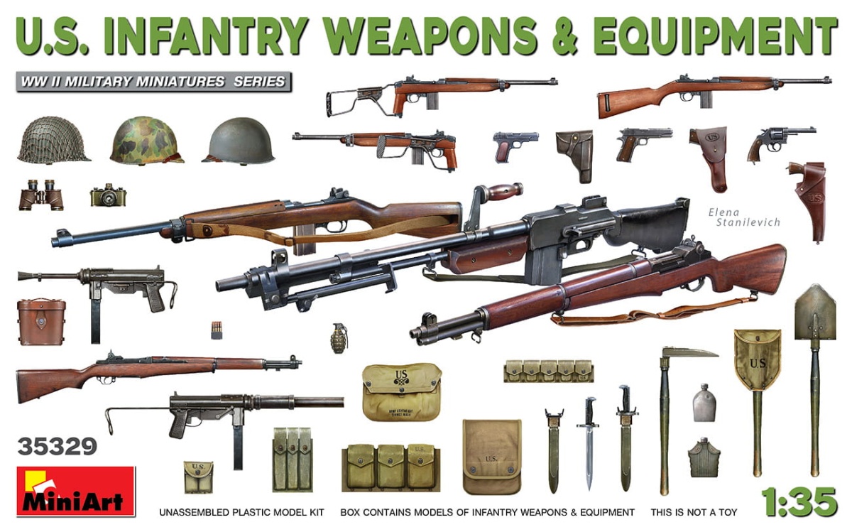 Zdjęcie główne produktu US Infantry Weapons and Equipment 1:35 MiniArt 35329
