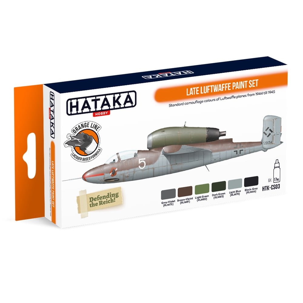Zdjęcie główne produktu Hataka CS03 Late Luftwaffe paint set