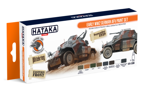Hataka CS88 Early WW2 German AFV paint set