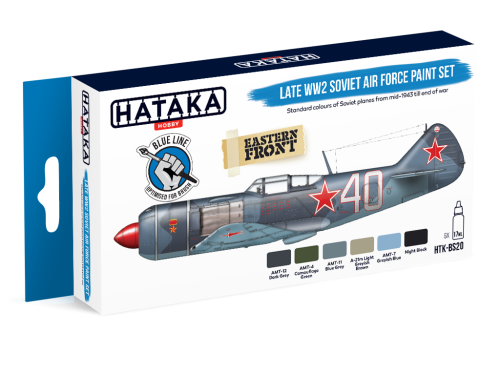 Hataka BS20 Late WW2 Soviet Air Force Paint Set 17ml